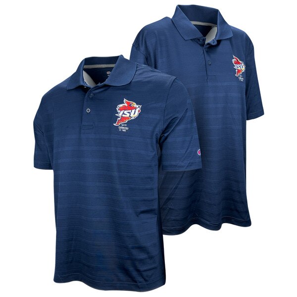Champion® Spirit Unisex Navy Tonal Stripe Polo